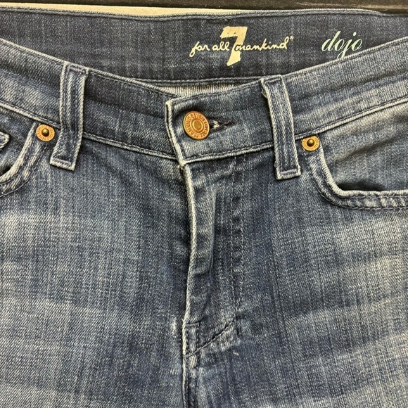 7 For All Mankind Cropped Dojo Jeans - Picture 4 of 14